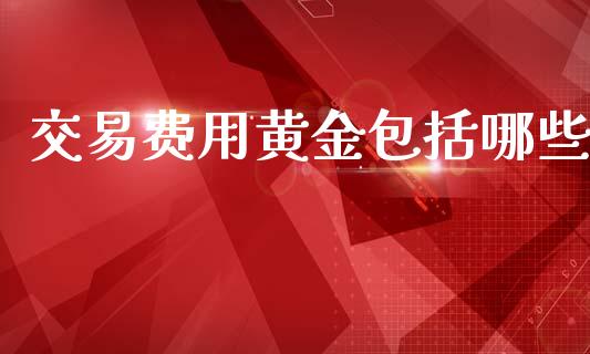 交易费用黄金包括哪些_https://www.gongyisiwang.com_焦炭期货手续费_第1张