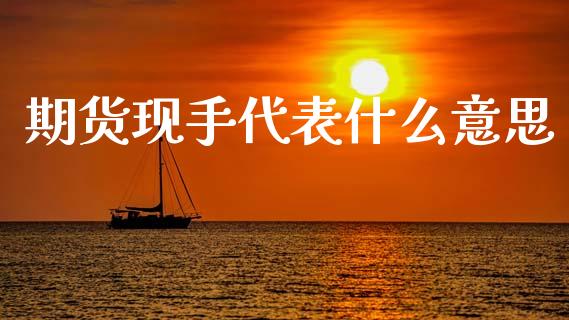 期货现手代表什么意思_https://www.gongyisiwang.com_焦炭期货手续费_第1张