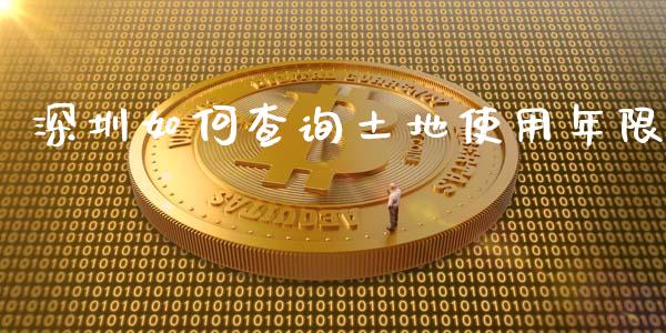深圳如何查询土地使用年限_https://www.gongyisiwang.com_广发期货手续费_第1张