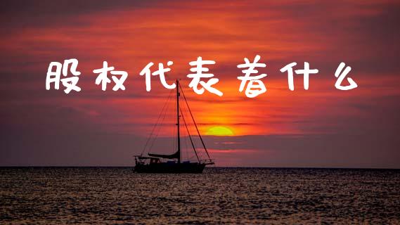 股权代表着什么_https://www.gongyisiwang.com_股指期货交易手续费_第1张