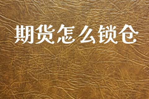 期货怎么锁仓_https://www.gongyisiwang.com_焦炭期货手续费_第1张