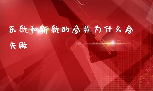 东航和新航的合并为什么会失败_https://www.gongyisiwang.com_股指期货交易手续费_第1张
