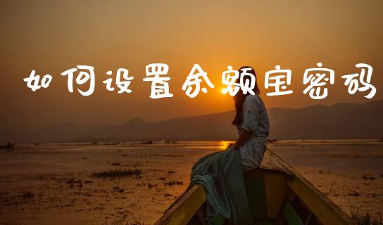 如何设置余额宝密码_https://www.gongyisiwang.com_道指_第1张
