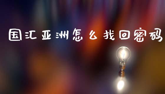 国汇亚洲怎么找回密码_https://www.gongyisiwang.com_期货公司手续费排名_第1张