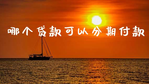 哪个贷款可以分期付款_https://www.gongyisiwang.com_股指期货交易手续费_第1张