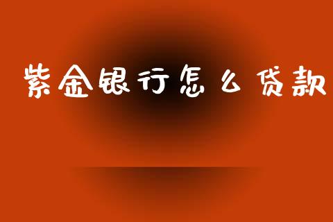 紫金银行怎么贷款_https://www.gongyisiwang.com_原油期货_第1张