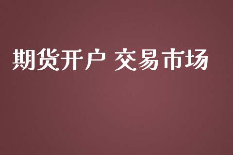 期货开户 交易市场_https://www.gongyisiwang.com_股指期货交易手续费_第1张