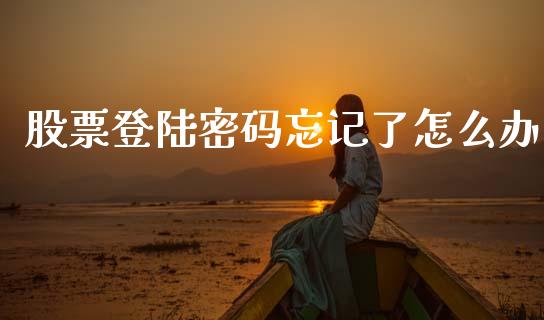 股票登陆密码忘记了怎么办_https://www.gongyisiwang.com_恒指期货_第1张