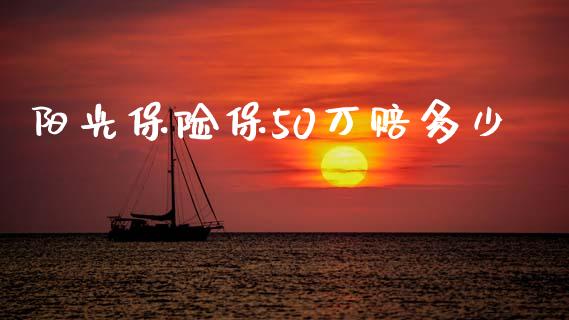 阳光保险保50万赔多少_https://www.gongyisiwang.com_股指期货交易手续费_第1张