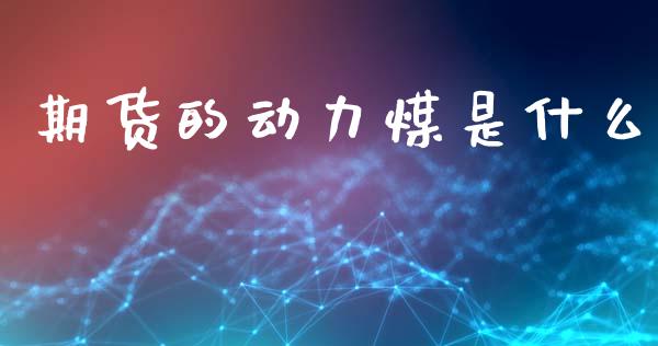 期货的动力煤是什么_https://www.gongyisiwang.com_焦炭期货手续费_第1张
