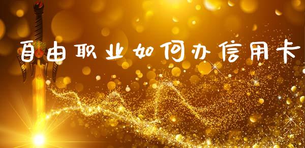 自由职业如何办信用卡_https://www.gongyisiwang.com_广发期货手续费_第1张