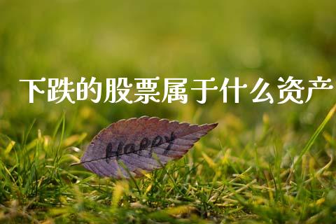下跌的股票属于什么资产_https://www.gongyisiwang.com_期货公司手续费排名_第1张