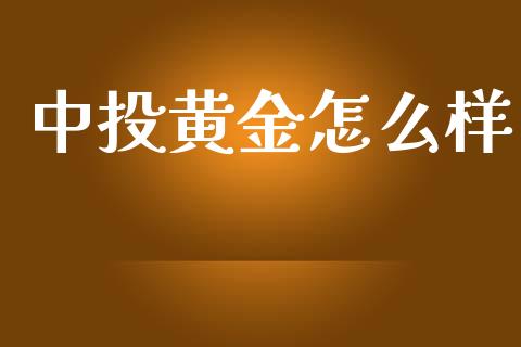 中投黄金怎么样_https://www.gongyisiwang.com_道指_第1张