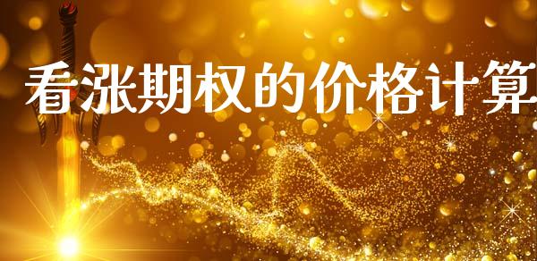 看涨期权的价格计算_https://www.gongyisiwang.com_广发期货手续费_第1张