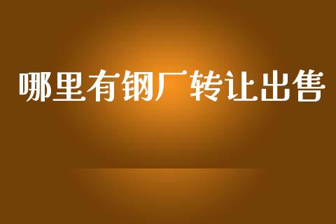 哪里有钢厂转让出售_https://www.gongyisiwang.com_股指期货交易手续费_第1张