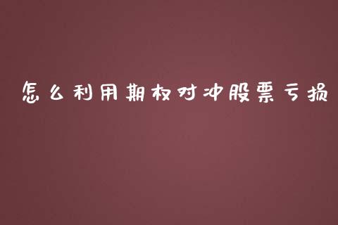 怎么利用期权对冲股票亏损_https://www.gongyisiwang.com_期货公司手续费排名_第1张