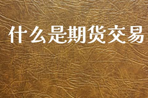 什么是期货交易_https://www.gongyisiwang.com_焦炭期货手续费_第1张