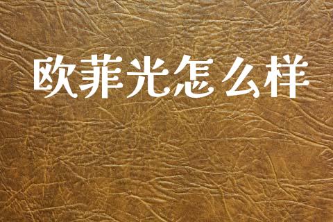 欧菲光怎么样_https://www.gongyisiwang.com_恒指期货_第1张