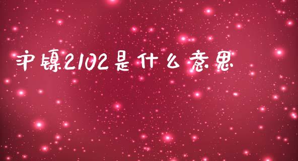 沪镍2102是什么意思_https://www.gongyisiwang.com_期货公司手续费排名_第1张