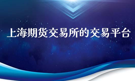 上海期货交易所的交易平台_https://www.gongyisiwang.com_恒指期货_第1张