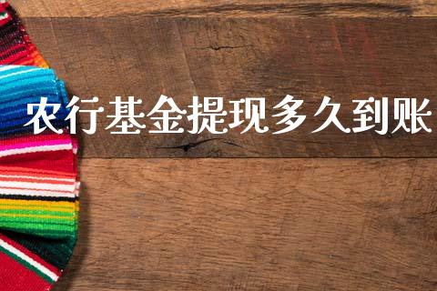 农行基金提现多久到账_https://www.gongyisiwang.com_道指_第1张