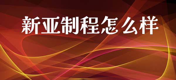 新亚制程怎么样_https://www.gongyisiwang.com_股指期货交易手续费_第1张