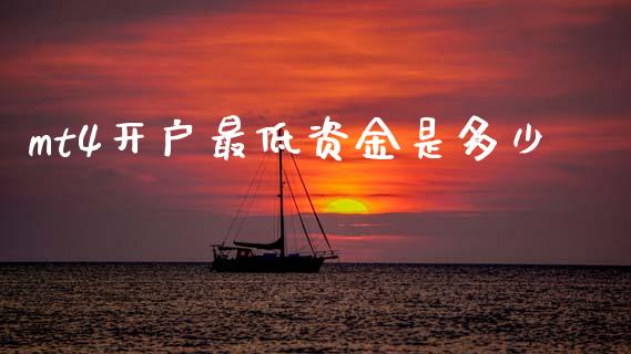 mt4开户最低资金是多少_https://www.gongyisiwang.com_股指期货交易手续费_第1张