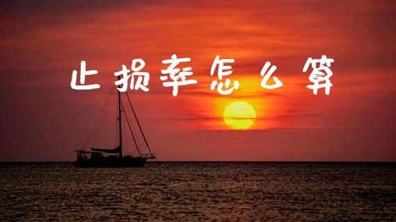 止损率怎么算_https://www.gongyisiwang.com_恒指期货_第1张