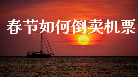 春节如何倒卖机票_https://www.gongyisiwang.com_道指_第1张