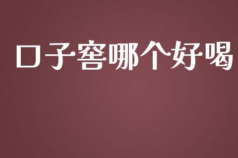 口子窖哪个好喝_https://www.gongyisiwang.com_股指期货_第1张