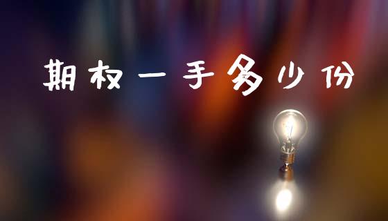 期权一手多少份_https://www.gongyisiwang.com_广发期货手续费_第1张