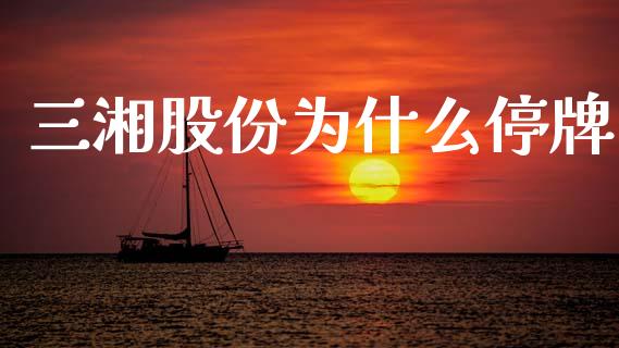 三湘股份为什么停牌_https://www.gongyisiwang.com_股指期货交易手续费_第1张