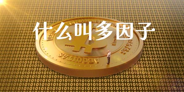 什么叫多因子_https://www.gongyisiwang.com_道指_第1张