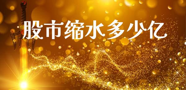 股市缩水多少亿_https://www.gongyisiwang.com_股指期货交易手续费_第1张