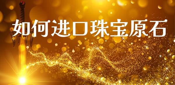 如何进口珠宝原石_https://www.gongyisiwang.com_股指期货交易手续费_第1张