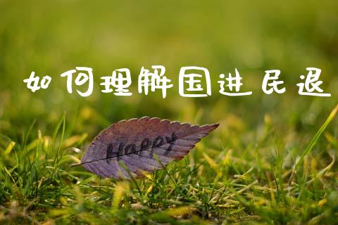 如何理解国进民退_https://www.gongyisiwang.com_股指期货_第1张