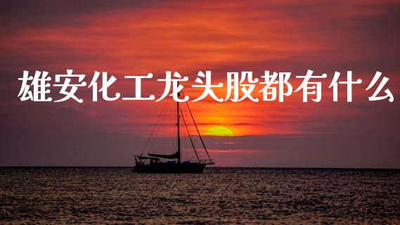 雄安化工龙头股都有什么_https://www.gongyisiwang.com_广发期货手续费_第1张