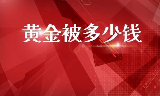 黄金被多少钱_https://www.gongyisiwang.com_股指期货_第1张