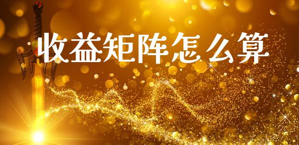 收益矩阵怎么算_https://www.gongyisiwang.com_原油期货_第1张