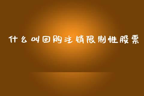 什么叫回购注销限制性股票_https://www.gongyisiwang.com_道指_第1张