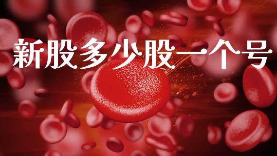新股多少股一个号_https://www.gongyisiwang.com_焦炭期货手续费_第1张