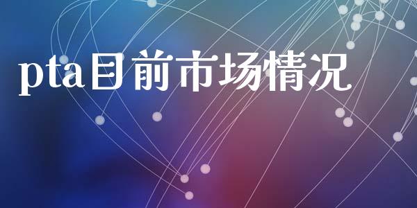 pta目前市场情况_https://www.gongyisiwang.com_焦炭期货手续费_第1张