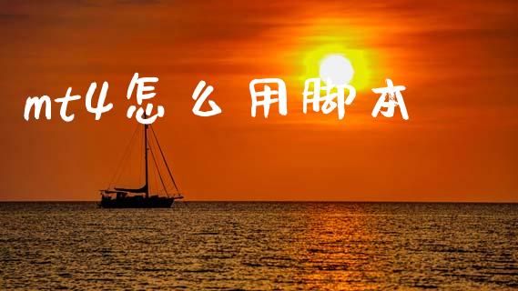 mt4怎么用脚本_https://www.gongyisiwang.com_恒指期货_第1张