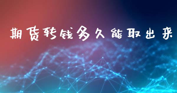 期货转钱多久能取出来_https://www.gongyisiwang.com_焦炭期货手续费_第1张