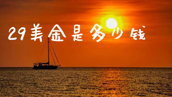 29美金是多少钱_https://www.gongyisiwang.com_股指期货交易手续费_第1张