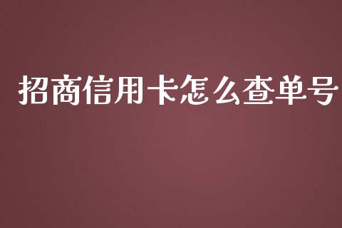 招商信用卡怎么查单号_https://www.gongyisiwang.com_期货公司手续费排名_第1张