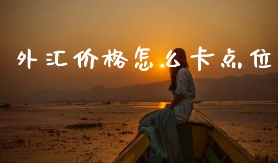 外汇价格怎么卡点位_https://www.gongyisiwang.com_广发期货手续费_第1张