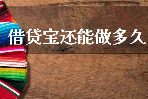 借贷宝还能做多久_https://www.gongyisiwang.com_焦炭期货手续费_第1张