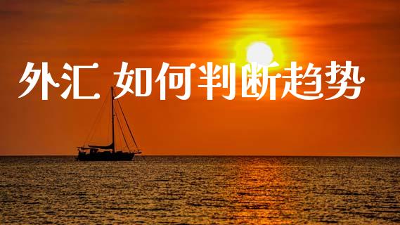 外汇 如何判断趋势_https://www.gongyisiwang.com_股指期货交易手续费_第1张