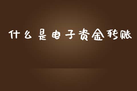 什么是电子资金转账_https://www.gongyisiwang.com_广发期货手续费_第1张